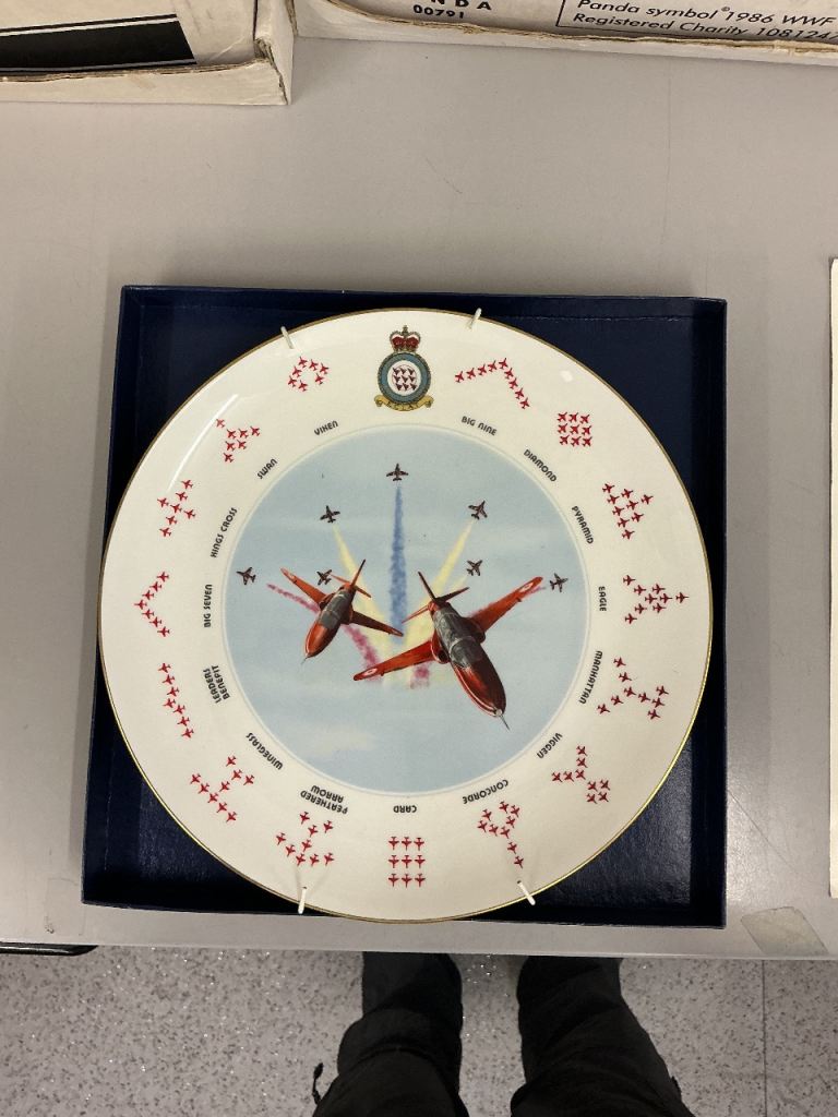 Coalport RAF Red Arrows Collector's Plate – Good Condition