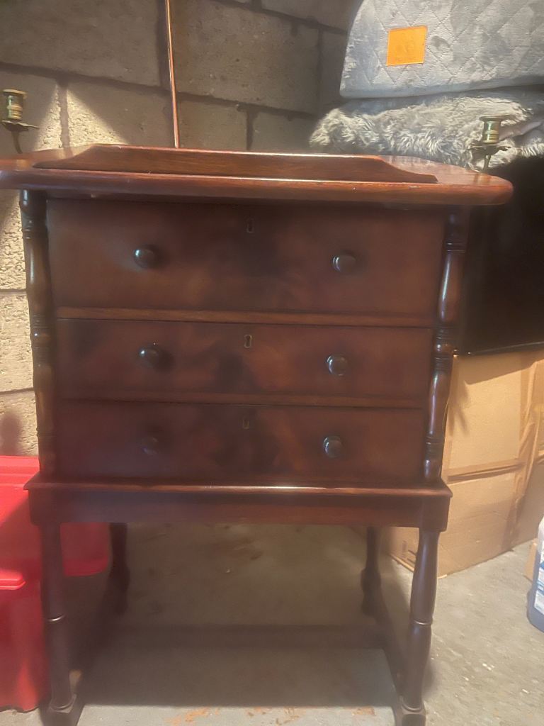 19th Century Mahogany Antique Writing Desk