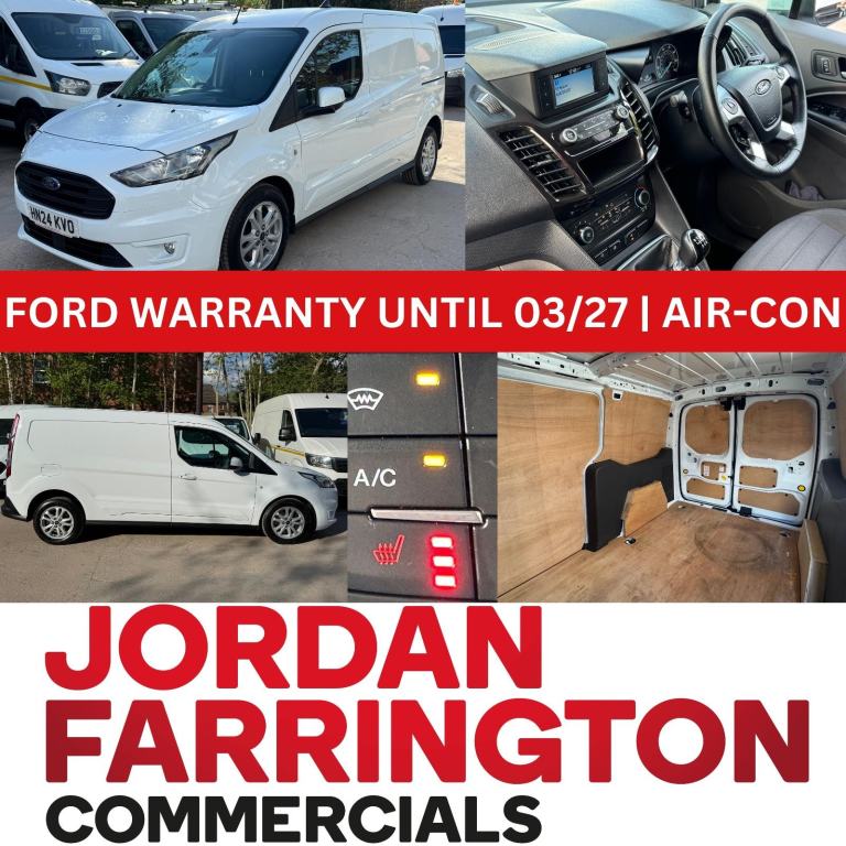 2024 FORD TRANSIT CONNECT 250 LIMITED 1.5 L2 H1 VAN WITH AIR-CON & HEATED SEATS
