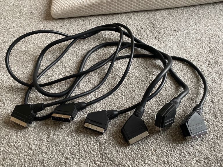 Heavy duty scart leads 1.5m