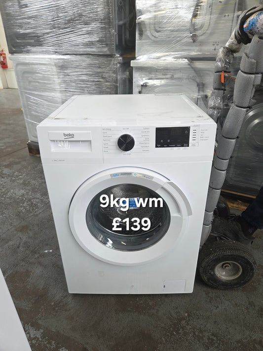 Beko 9kg washing machine 🌟 Free Delivery 🌟 120 Days Warranty 🌟 