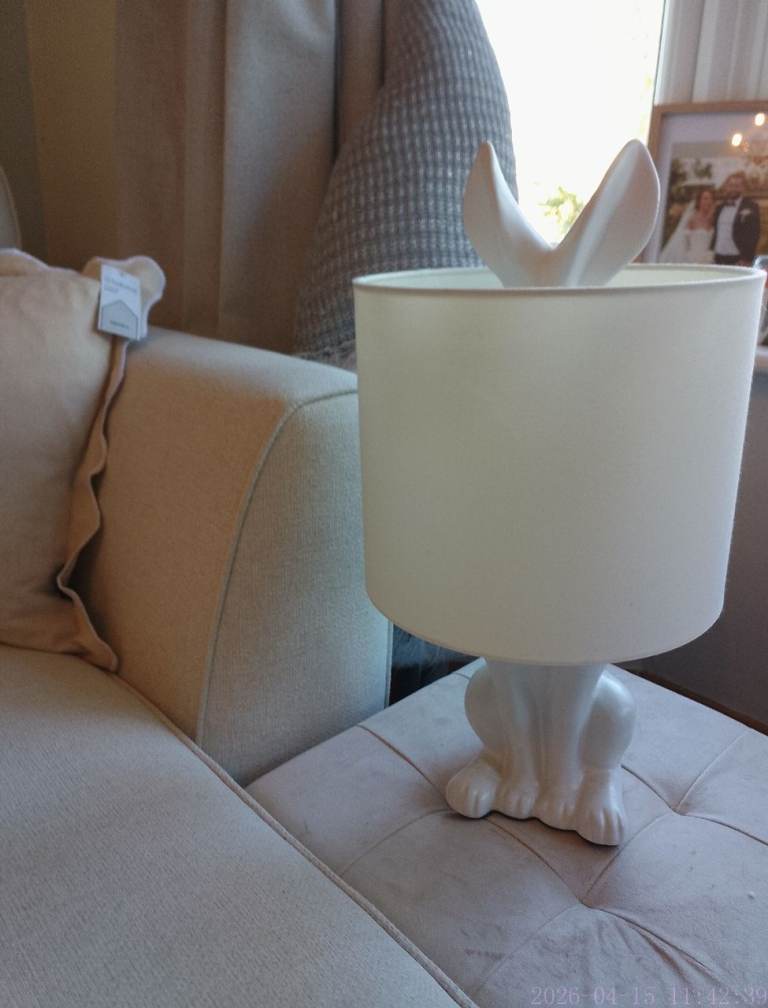 Cream Rabbit lamp BH89SL , suitable for nursery or lounge/ bedroom