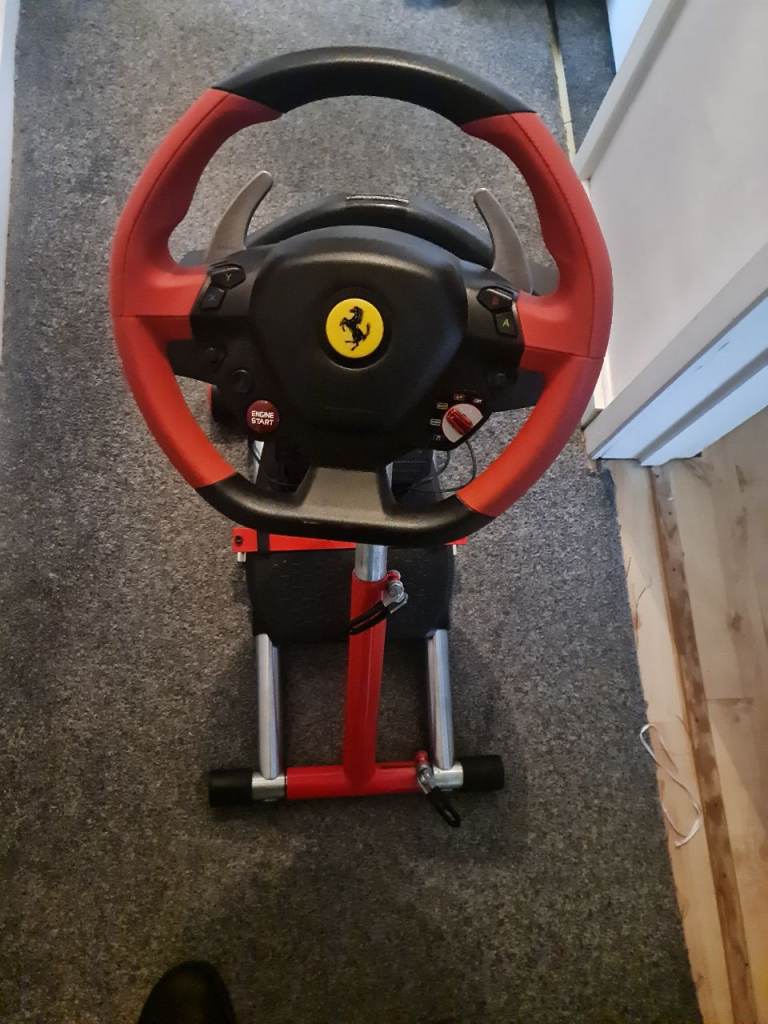 Thrust master Ferrari xbox controller with Pedals and Wheel stand pro