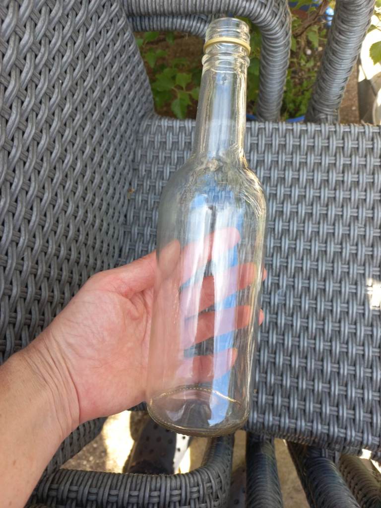 Glass bottles with lids