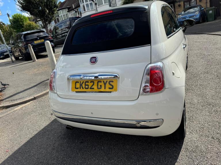 Fiat, 500, Convertible, 2012, Manual, 1242 (cc), 3 doors