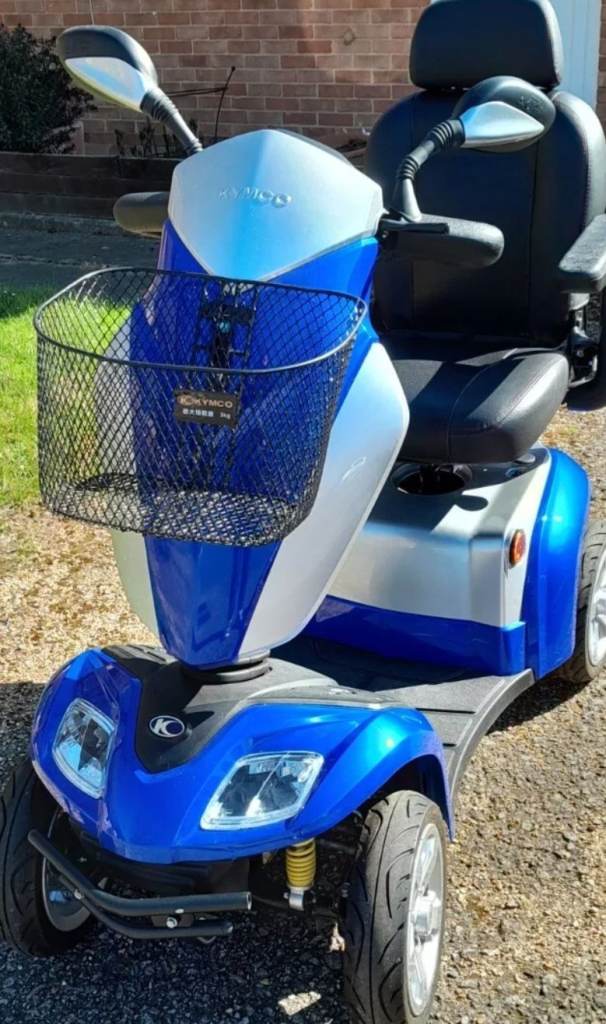 8 mph kymco mibility scooter good order can deliver today 