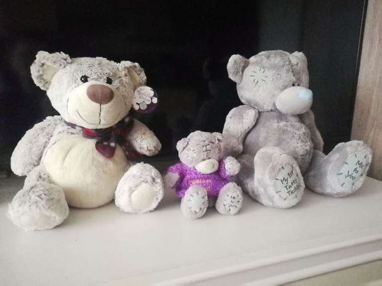 ME TO YOU BEAR FIGURINE PLUSH MY 1ST TATTY TEDDY EXTREMELY RARE. UNBOXED