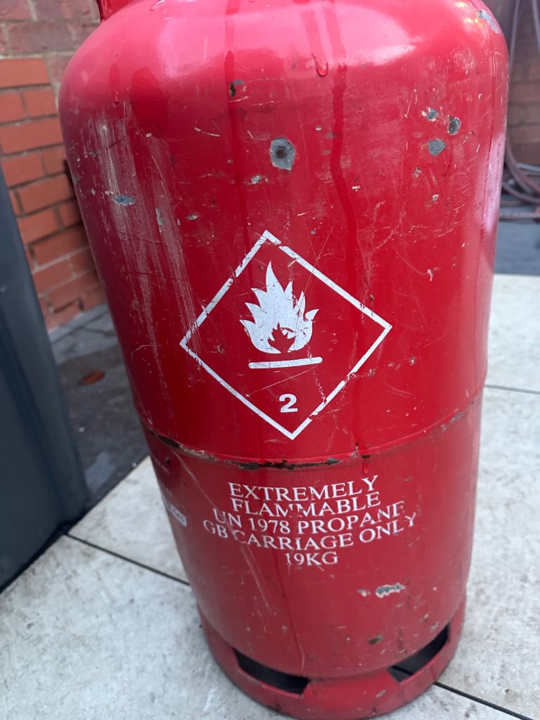 Propane gas bottle 19kg