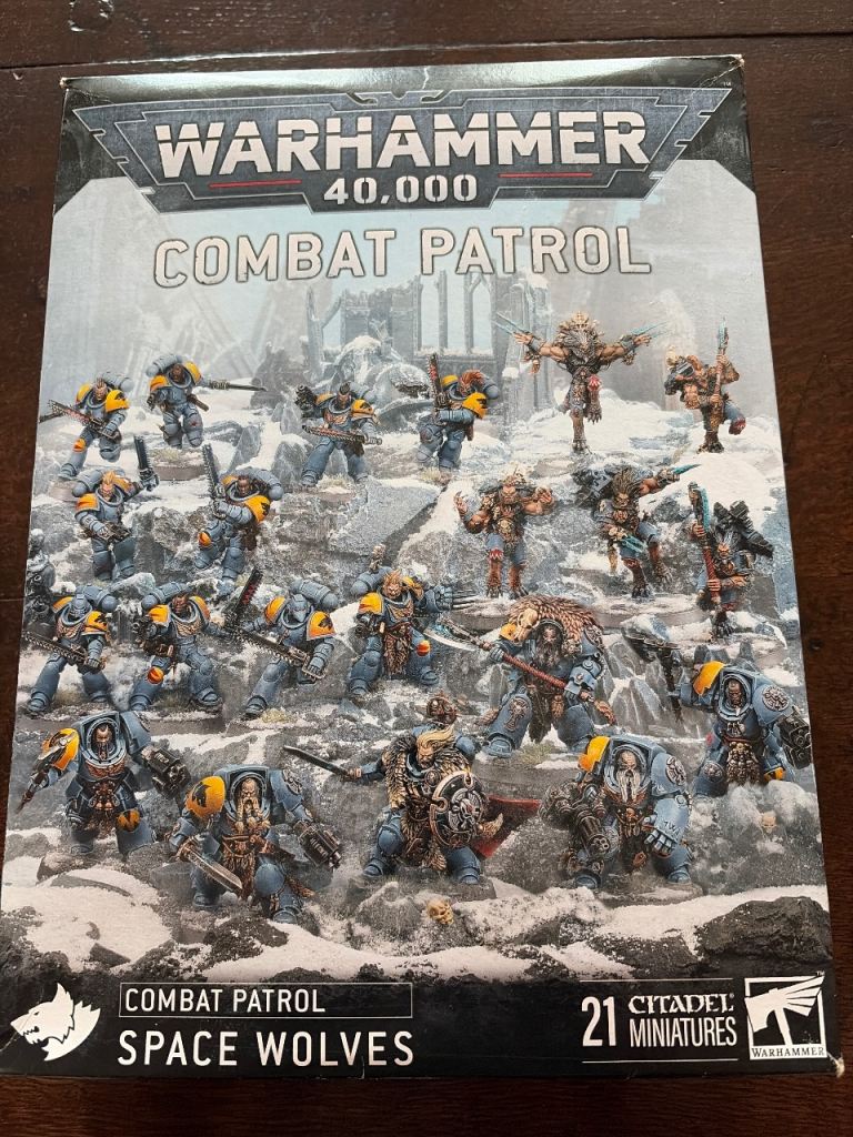 Warhammer 40,000 Combat Patrol Space Wolves - NEW, 21 Citadel Miniatures