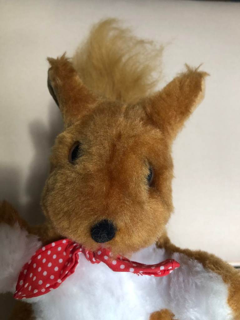 Vintage soft toy - red squirrel VGC ONO