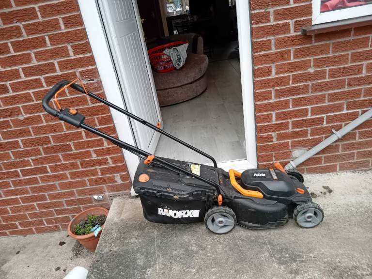 Work battery lawnmower 