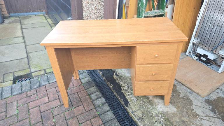image for Solid MDF Wooden Desk / PC Desk Table  - Can deliver locally from £7