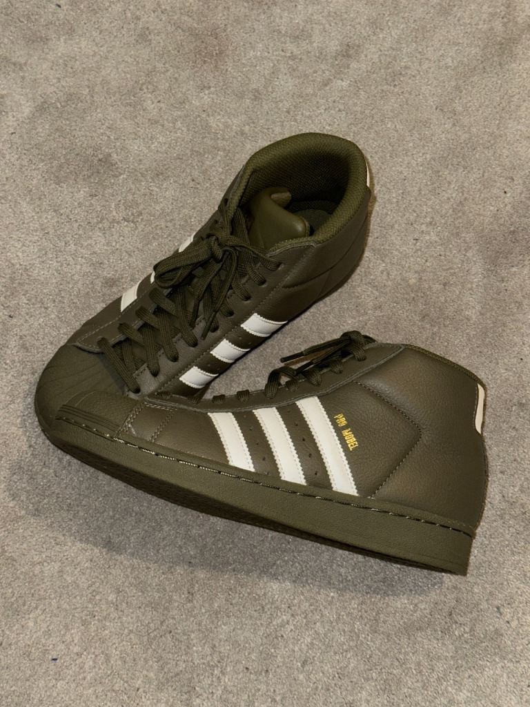 Adidas Pro Model Olive Green - Size UK 6