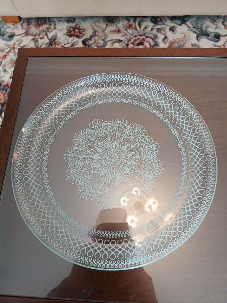 Fiesta Glass Plate