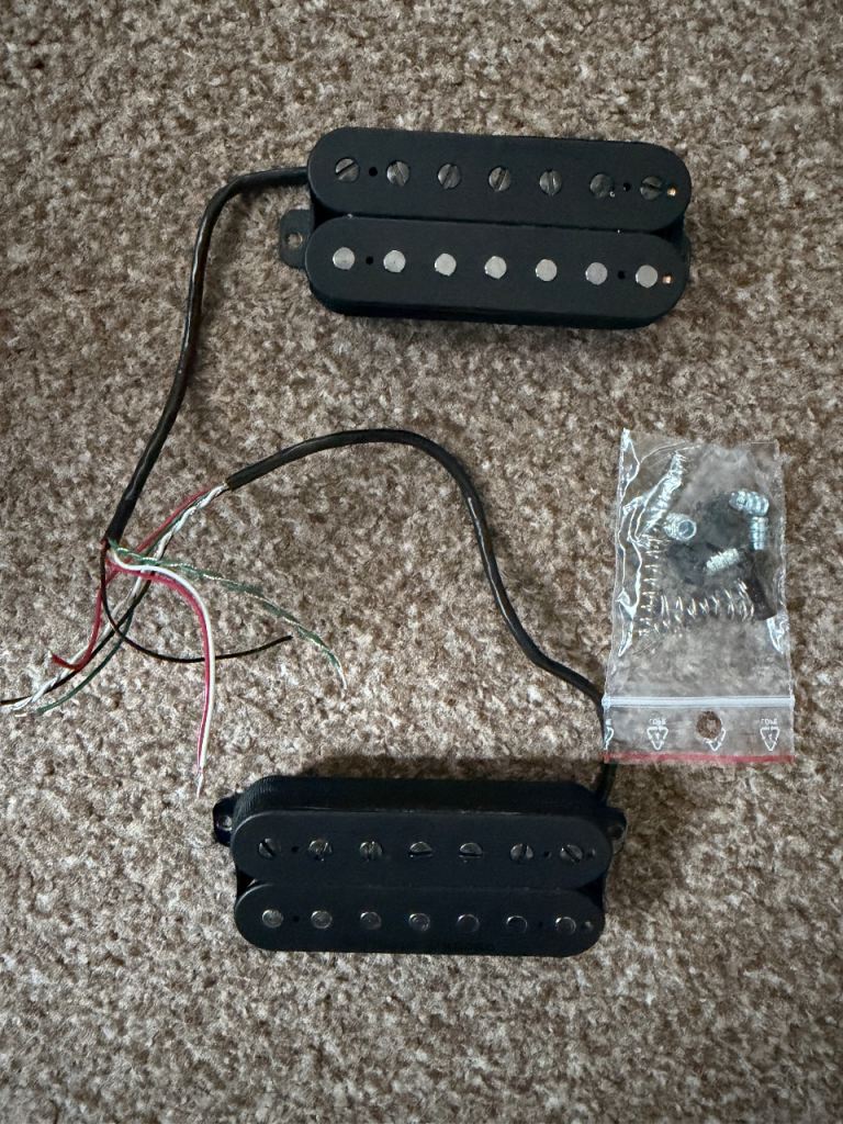 Seymour Duncan Nazgûl & Sentient 7 string pickups 