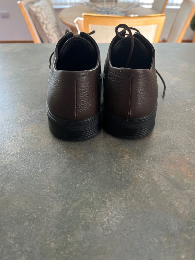 New Hotter men’s brown grain leather shoes size 7