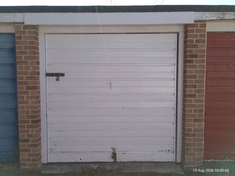 Single lock-up garage for rent Romsey