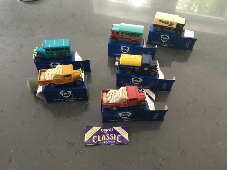SIX Corgi classic collection cars