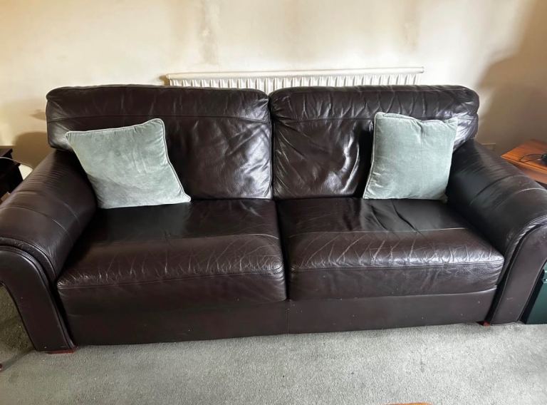 Leather sofa