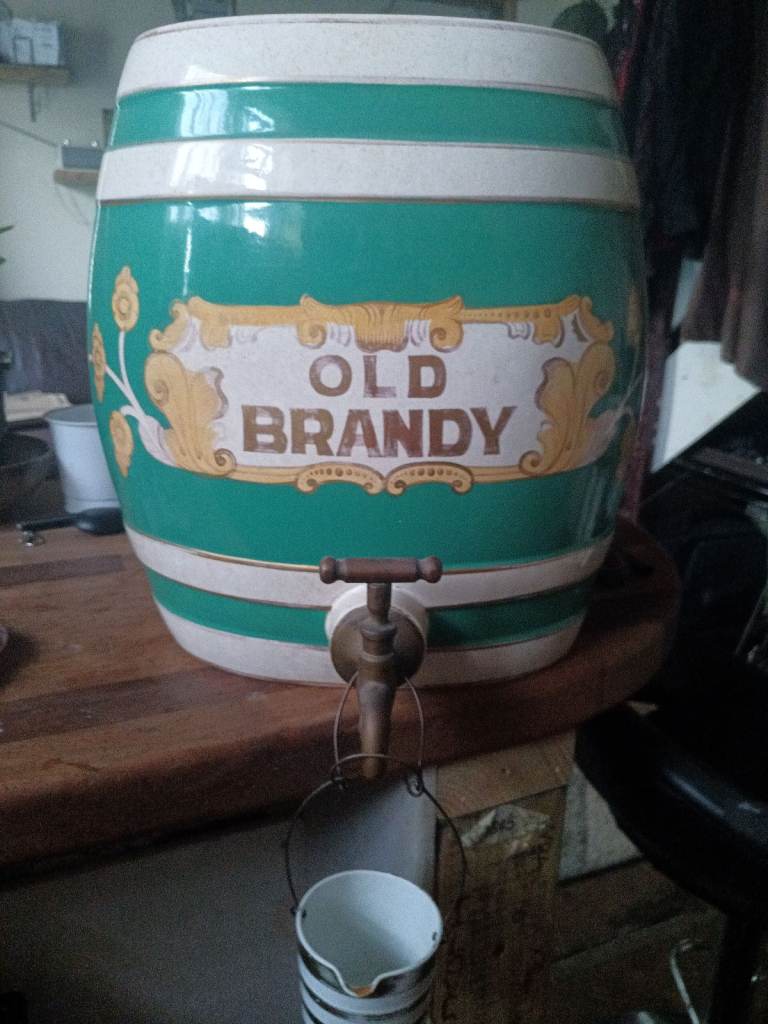 Old brandy barrel 