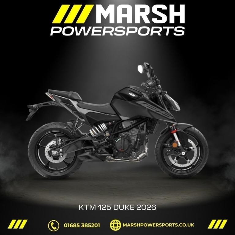 125 Duke 2026 - KTM Main Dealer - 0% Finance!