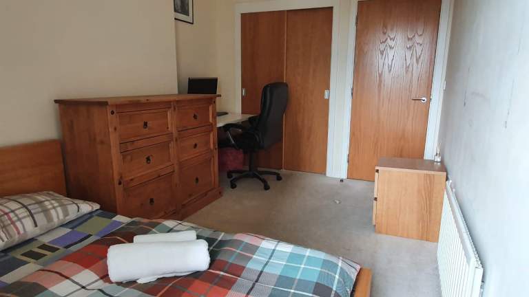 Double bedroom with Ensuite (shared) bathroom