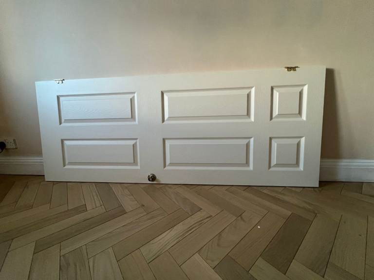 White internal door 