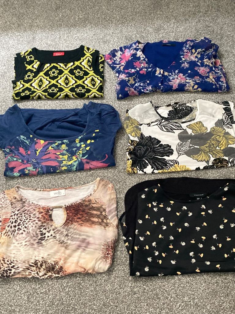 Bundle of Six Tops - Size 8