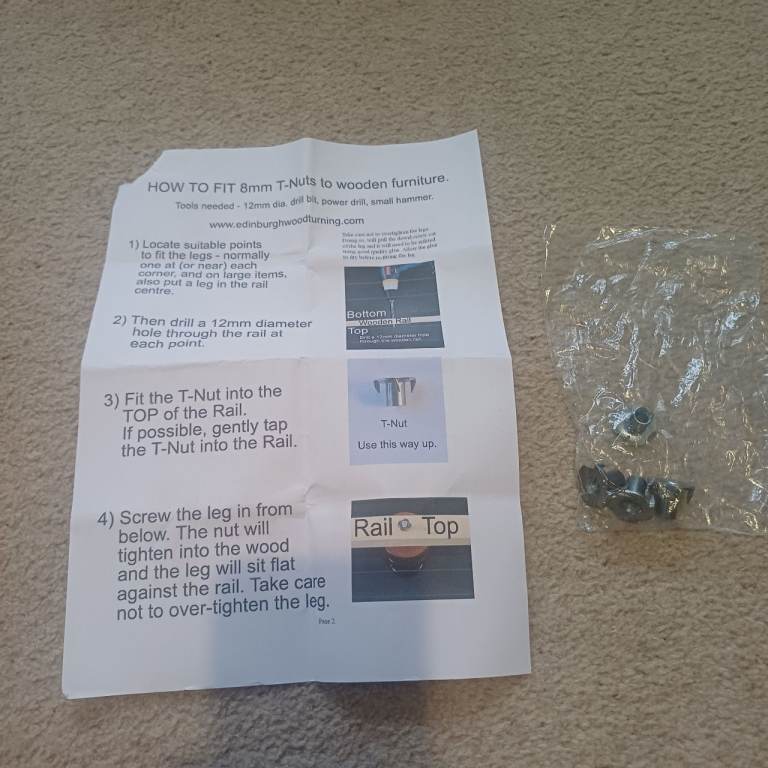 Bed or stool legs brand new hardwood