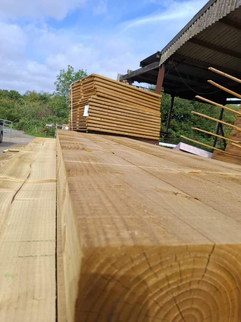 New Treated Timber Sleepers – Various Sizes Available