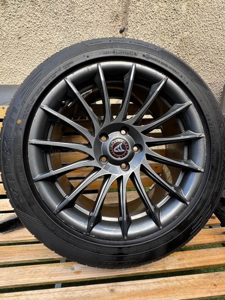 5x114.3 18” Wolfrace Eurosport Aero + Tyres - ET42 18x8.5