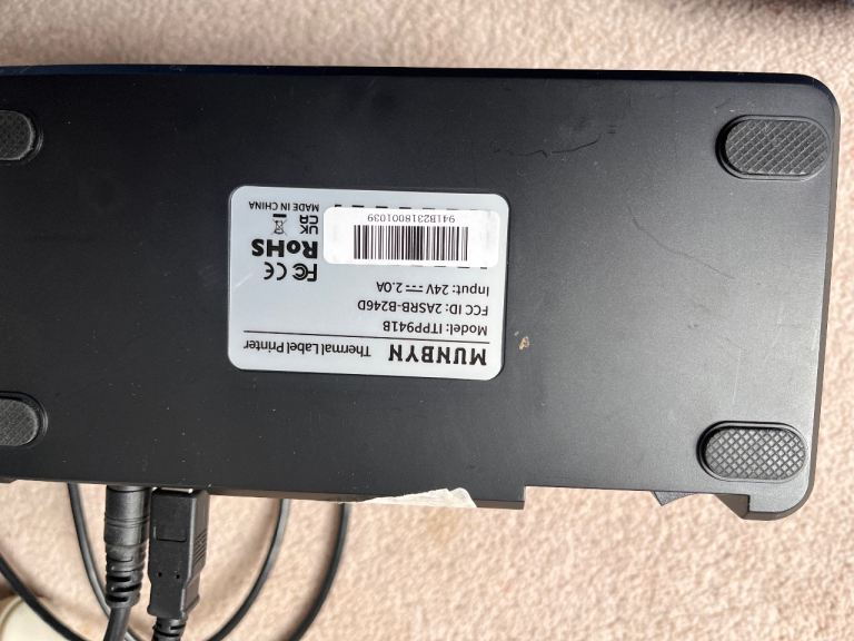 Munbyn thermal label printer plus Amazon selling bags and labels