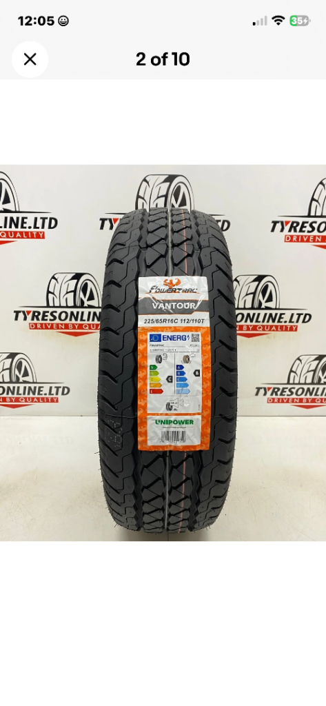 225/65/16 brand new van tyres