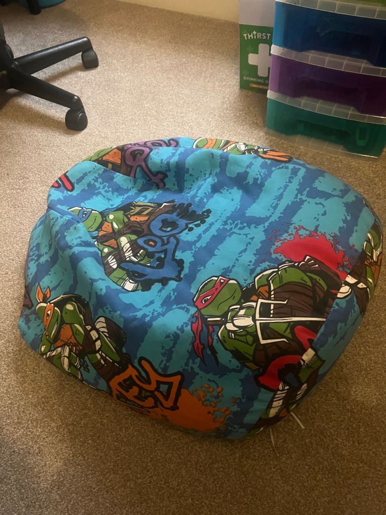 Children’s small beanbag seat Teenage Mutant Turtles