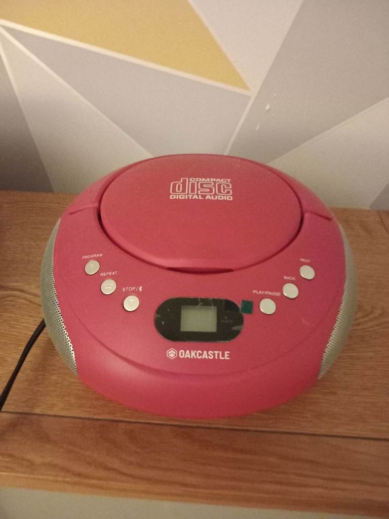 Pink CD Player