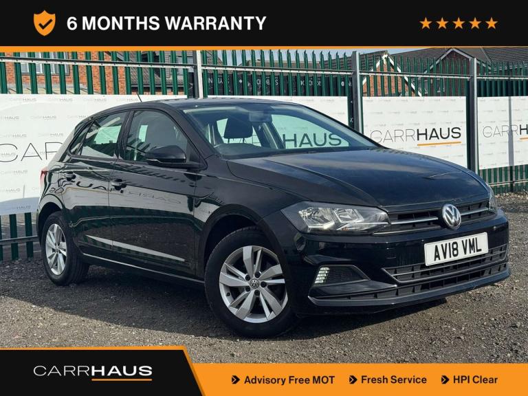 2018 Volkswagen Polo 1.0 Polo SE 5dr Hatchback Petrol Manual