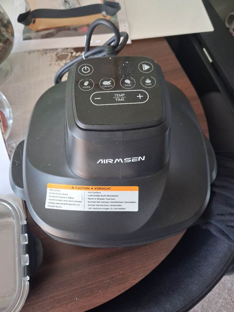 AIRMSEN 4-in-1 Portable Air Fryer - Good Condition