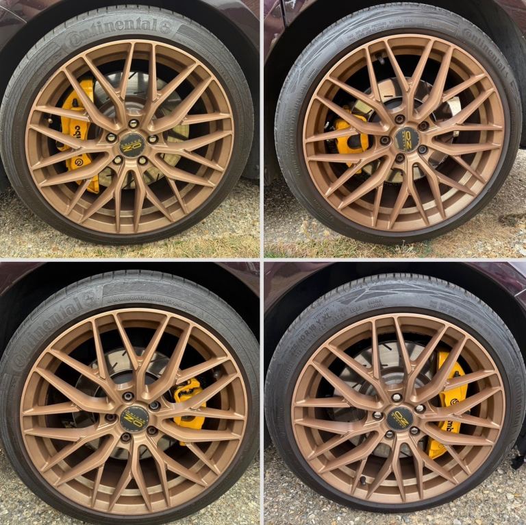 5x112 18” 8J ET42 225/40/18 Conti tyres Caddy Golf A3 S3 Bronze OZ Rotiform BBS VW 