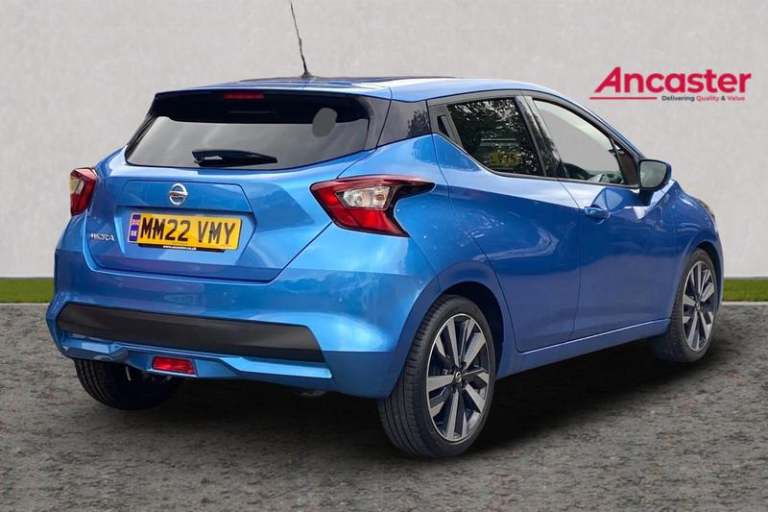 2022 Nissan Micra 1.0 IG-T 92 Tekna 5dr CVT Automatic Hatchback Petrol Automatic