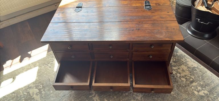  Coffee Table with Storage Drawers