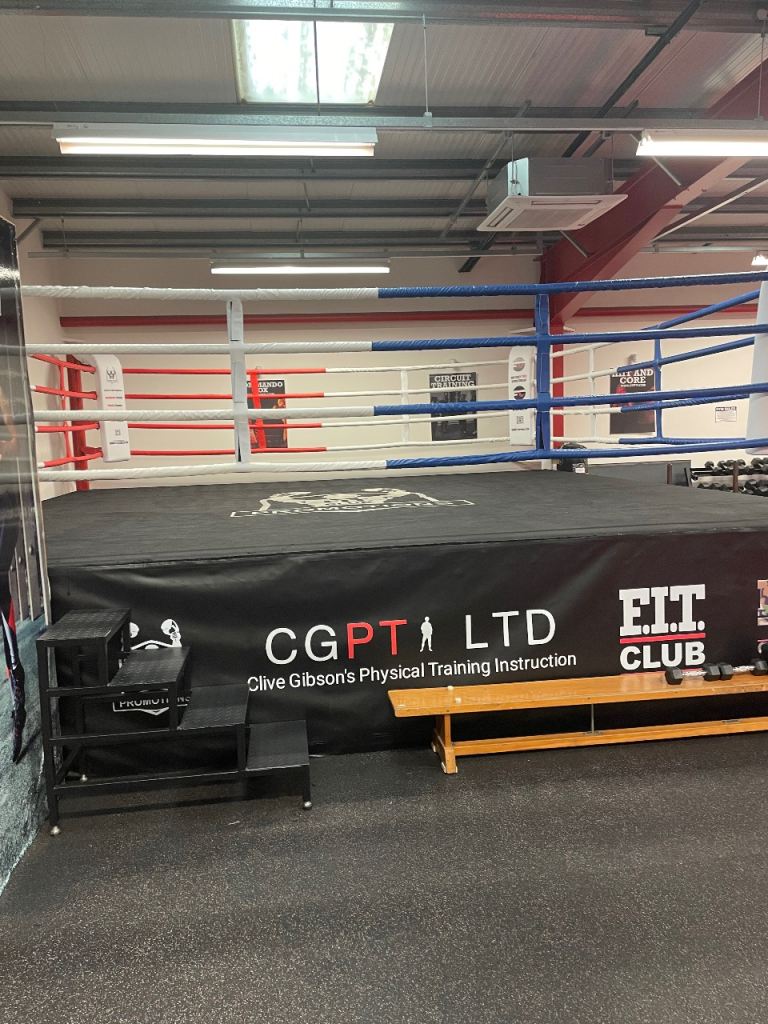 20ft competition boxing ring