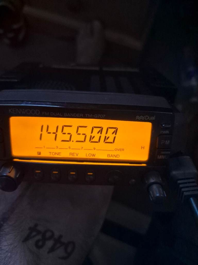 Kenwood TM-G707e Dual Band VHF / UHF 2/70 mobile amateur radio