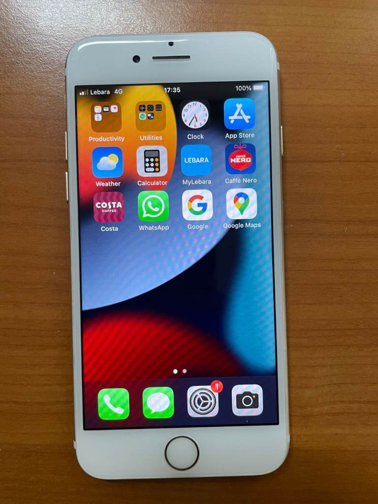 iphone 7 32 gb gold fully working order . unlocked 