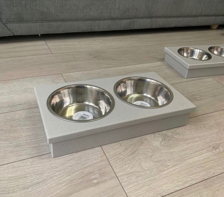 Marble pet bowls 