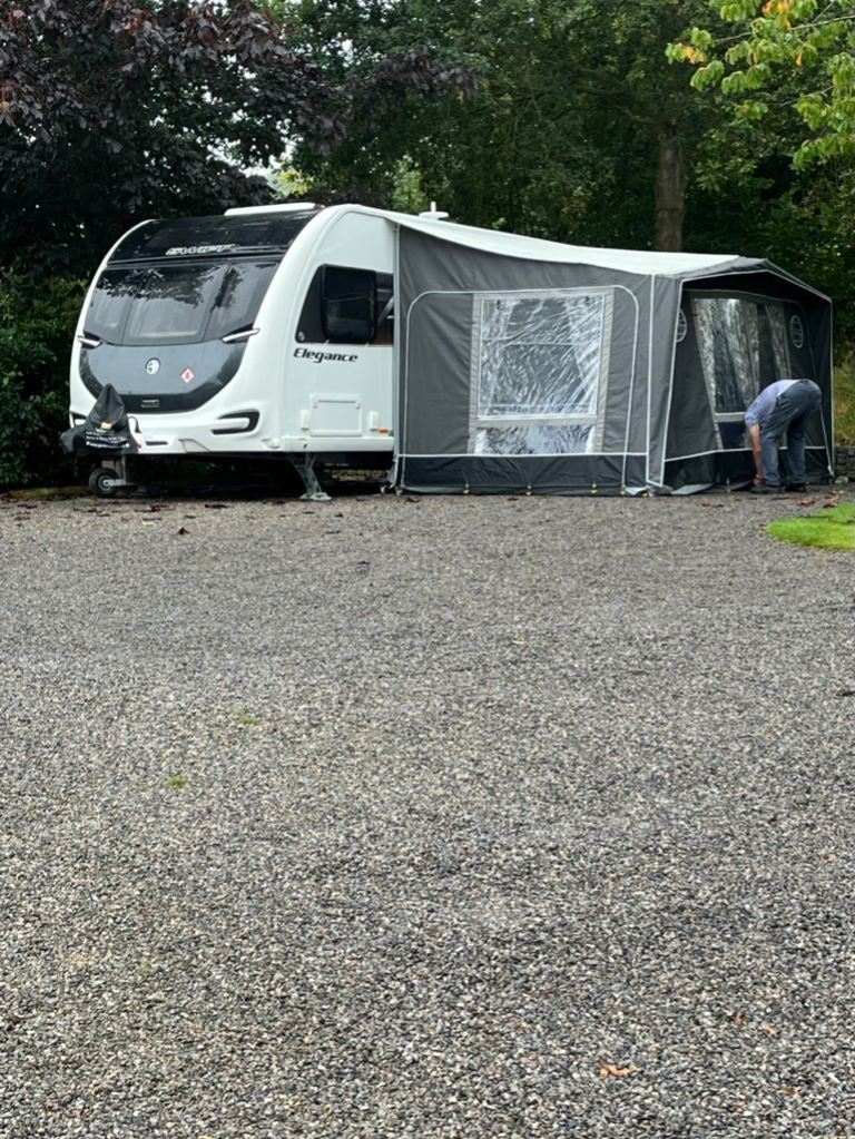 Isabella Etna 400 Caravan Awning - Grey, Excellent Condition