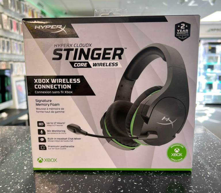 HyperX CloudX Stinger Core Wireless Xbox Connection - Brand New