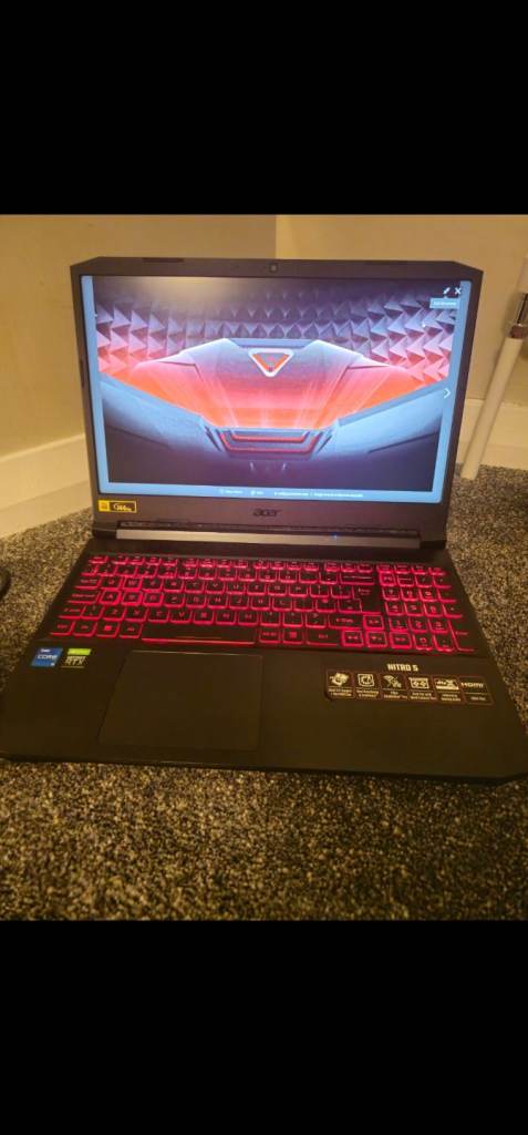 image for Like new gaming laptop 11th gen i5 rtx 3050ti 16gb ram