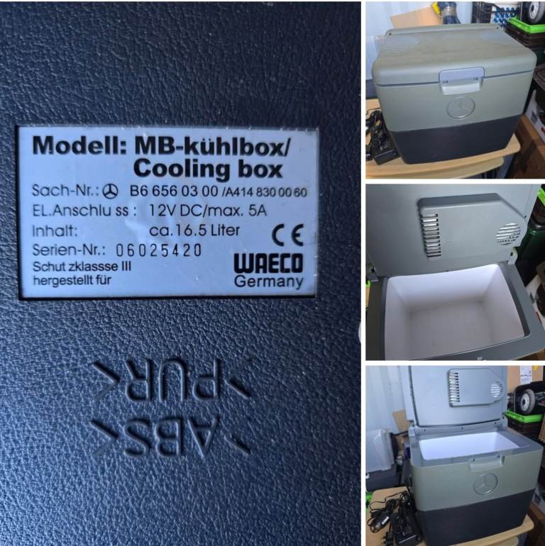 Mercedes in car cool box