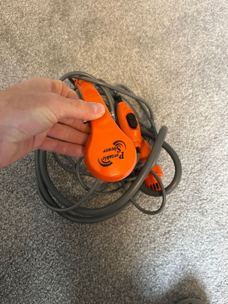 12v shower portable camping pets bikes 