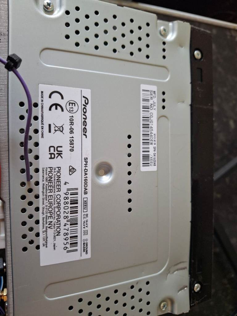 Pioneer autio bluetooth system